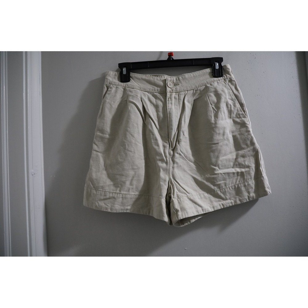 Joie High Waist Cream Shorts
